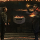 Peter Parker talks to Doctor Strange as he casts a large, glowing circle of magical runes from his hands in Spider-Man: No Way Home